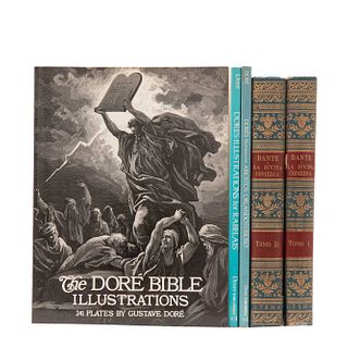 Obras ilustradas por Doré. La Divina Comedia / Ariosto´s Orlando Furioso / The Doré Bible. Piezas: 5.