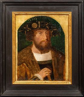 PORTRAIT OF KING CHRISTIAN II OF DENMARK OIL PAINTING