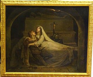 THE DEATH OF ROMEO OIL PAINTING