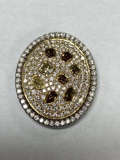 1.95cts Round & Fancy Shape Diamond pendant