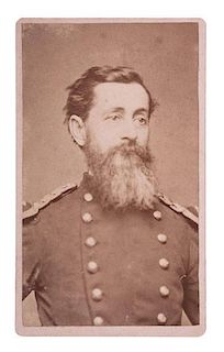 General Henry B. Carrington, Commander during the Fetterman Massacre, Autographed CDV 