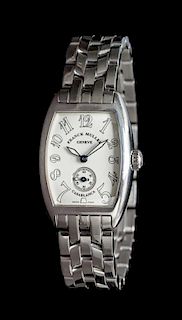 A Stainless Steel "Cintree Curvex" Wristwatch, Franck Muller,
