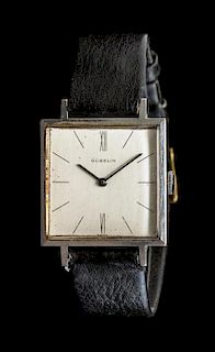A Stainless Steel Wristwatch, Gübelin,