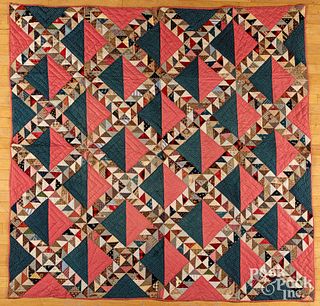 Patchwork quilt, ca. 1900