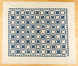 Rob Peter to Pay Paul patchwork quilt, early 20th