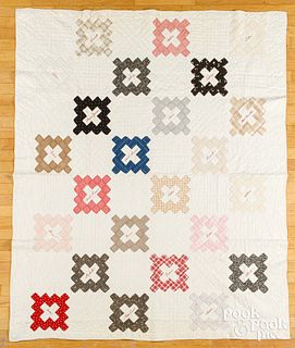 Friendship patchwork quilt, early to mid 20th c.