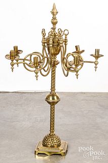 Brass candelabrum