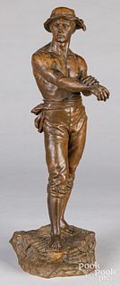 Charles Levy bronze sculpture
