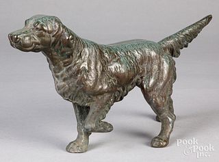 Bronze pointer dog