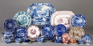 Large group of Staffordshire