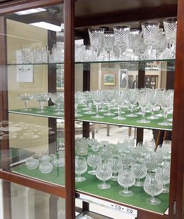 Waterford "Alana" Crystal Stemware, 61 Pieces.