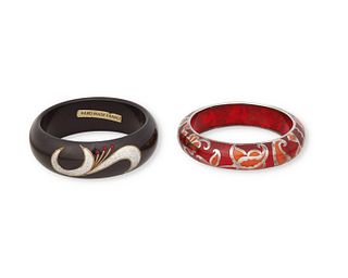 Two vintage Bakelite bracelets