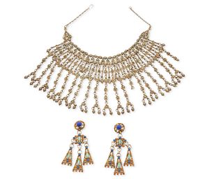 Two costume jewelry items