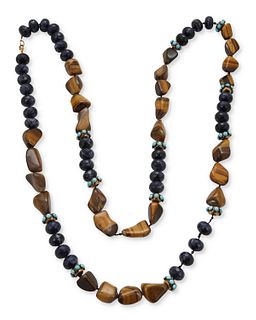 A Moini-style chunky bead necklace