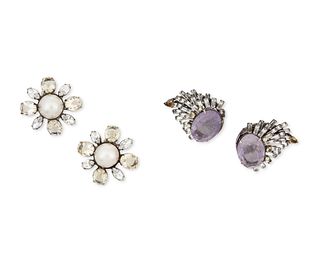 Two pairs of Iradj Moini earrings