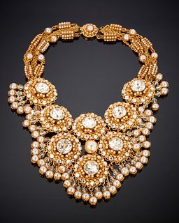 A Miriam Haskell rhinestone necklace