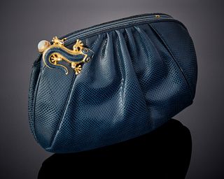 A Judith Lieber clutch bag