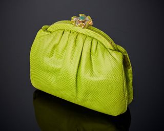 A Judith Leiber clutch bag