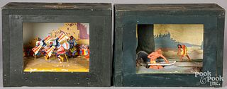 Two WPA project dioramas
