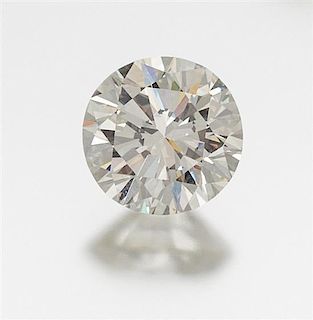 * A 4.25 Carat Round Brilliant Cut Diamond, 24.60 dwts.