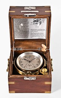 A Mid 20th Century Hamilton Model 21 Marine Chronometer