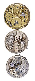 A lot of quarter repeating and pocket chronograph movements