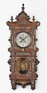 Lenzkirch regulator hanging clock