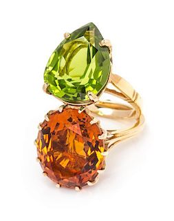 * A Collection of Yellow Gold and Gem Rings, 9.80 dwts.