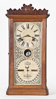 Ithaca calendar Clock Co. No. 14 Granger Shelf Clock