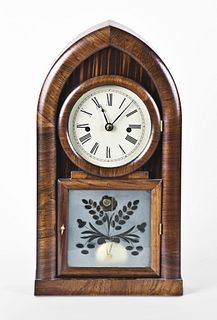 Chauncey Jerome Fusee Round Gothic or Beehive Clock