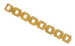 An 18 Karat Yellow Gold Bracelet, Lalaounis, 60.80 dwts.