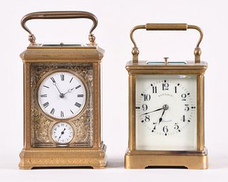 Two Repeating Carriage Clocks
