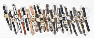 A lot of twenty five mechanical wrist watches
