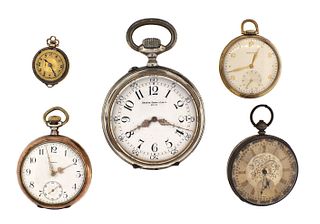 A lot of eight European pocket watches