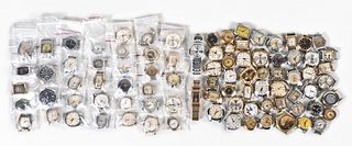 A large lot of men's and women's wrist watches