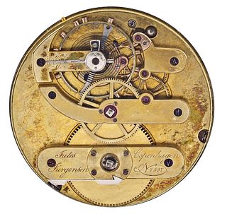 A Jules Jurgensen pivoted detent chronometer movement
