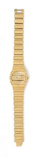 An 18 Karat Yellow Gold Polo Wristwatch, Piaget, 56.60 dwts.