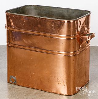 Large Philadelphia copper boiler, 19th c.