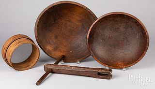 Group of country accessories, 19th c.