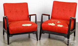 Jens Risom Danish Modern armchairs