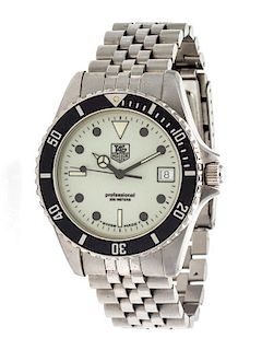 A Stainless Steel Ref. 980.113N "Professional" Wristwatch, Tag Heuer,