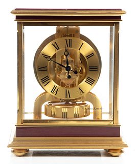 Jaeger-LeCoultre 'Atmos' Perpetual Motion Mantel Clock, H 10.5'' W 8.75''