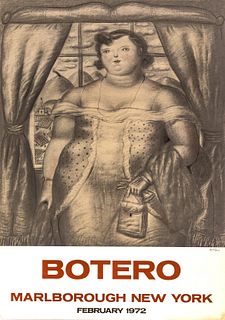 Fernando Botero (Columbian, 1932) Lithograph On Wove Paper, C. 1972, Marlborough, New York, H 35'' W 24.2''