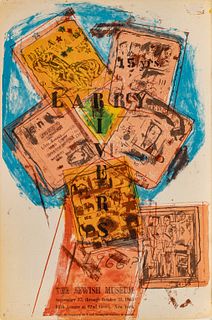 Larry Rivers (American, 1923-2002) Offset Lithograph On Wove Paper, 1965, The Jewish Museum, H 35'' W 23''