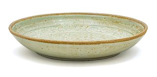 Chinese Celadon Plate, H 1.5'' Dia. 7.5''