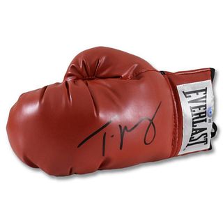 Everlast Professional Boxing Glove (Red), Autographed by Heavy Weight Champion of the World Tyson Fury with Certificate of Authenticity.