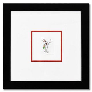 "Bugs Bunny" Framed Limited Edition Etching with Hand-Tinted Color Numbered with Letter of Authenticity
