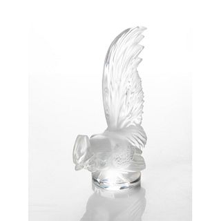 Lalique Crystal Figure, Bantam Rooster