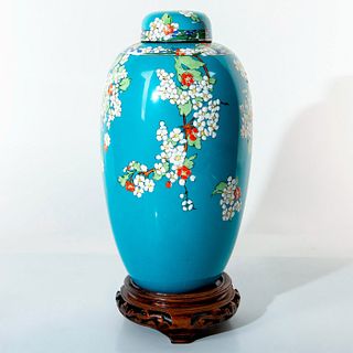 Royal Doulton Asian Style Ginger Jar + Base
