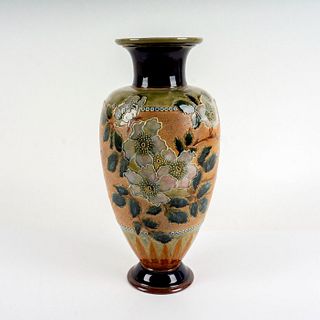 Royal Doulton & Slaters Stoneware Floral Vase